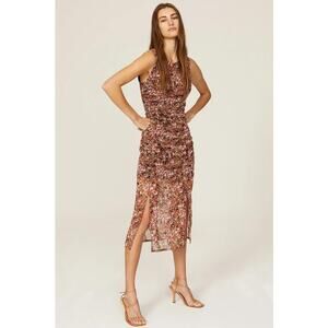 SAUNDERS Women's Floral Mesh Dress Size 6